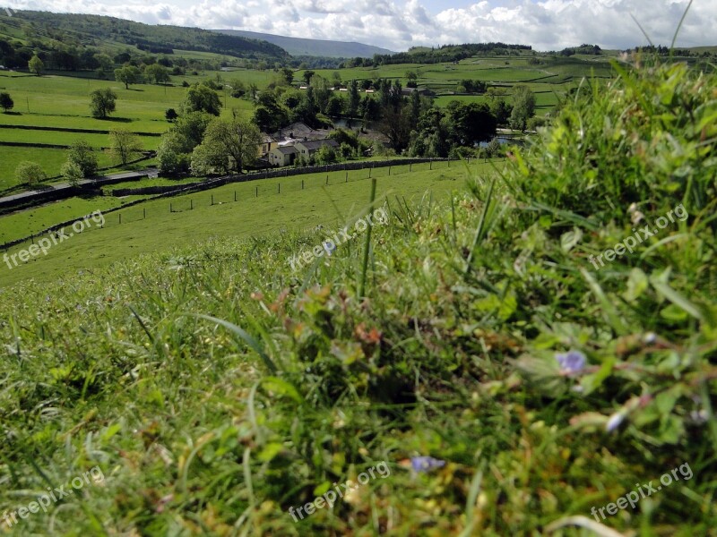 Landscape Summer England Nature Clouds