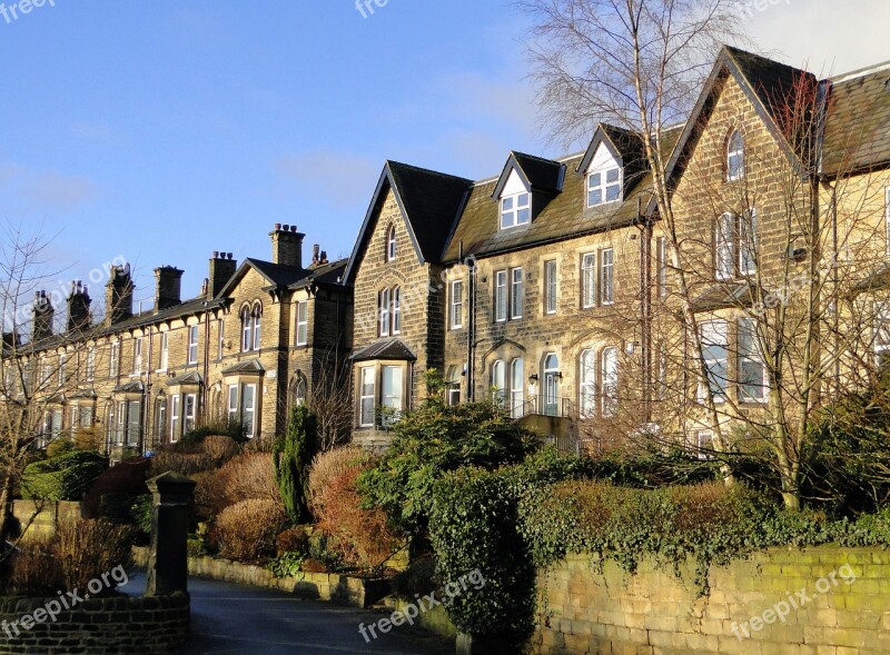 England Terraced House Stone Facade Masonry Facade