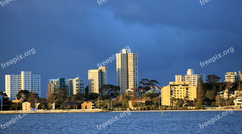 Skyline Fremantle Australia West Coast City