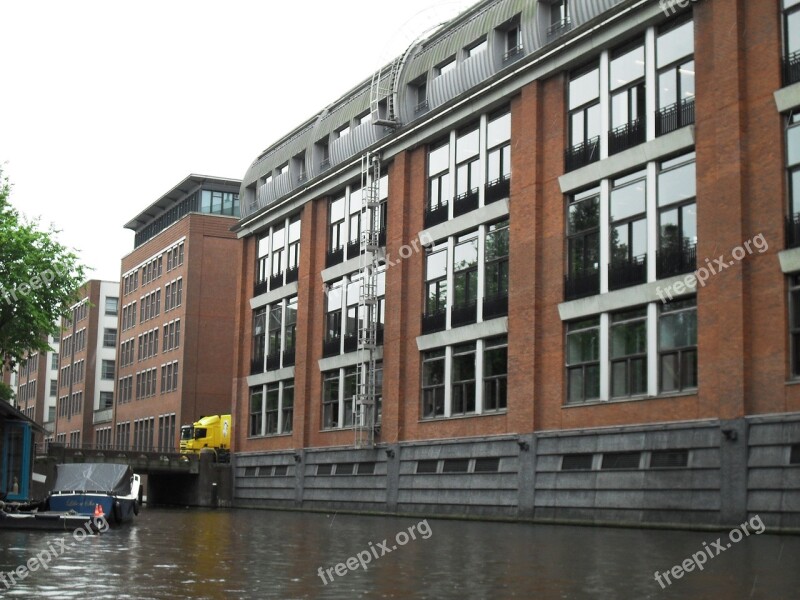 Holland River Bridge Ship Amsterdam