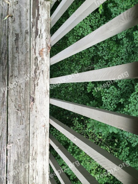 Railing Deck View Exterior Wooden