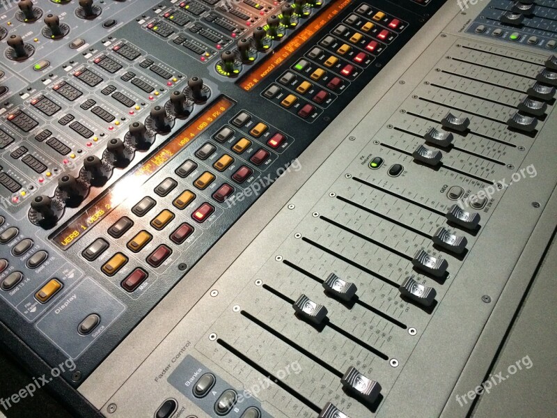 Technology Audio Mixer Sound Studio