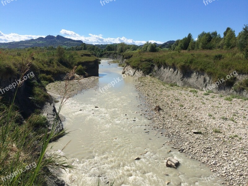 River Marecchia Canyon Verucchio Free Photos