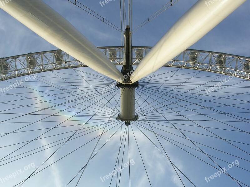 London Eye Attraction Landmark Ferris Wheel Britain