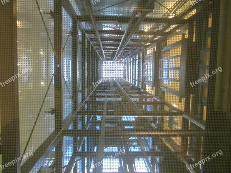 Elevator Shaft Lift Steel Beams Light