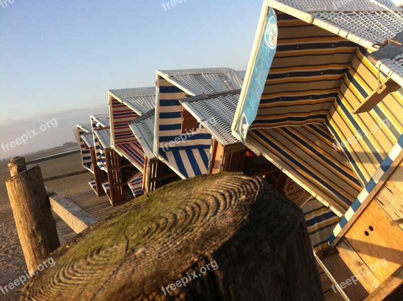 North Sea Beach Beach Chair Free Photos