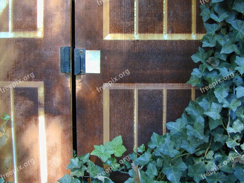 Rusted Old Door Grungy Rusty