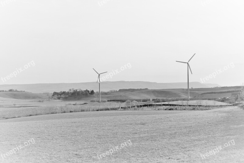 Turbine Farm Wind Energy Power