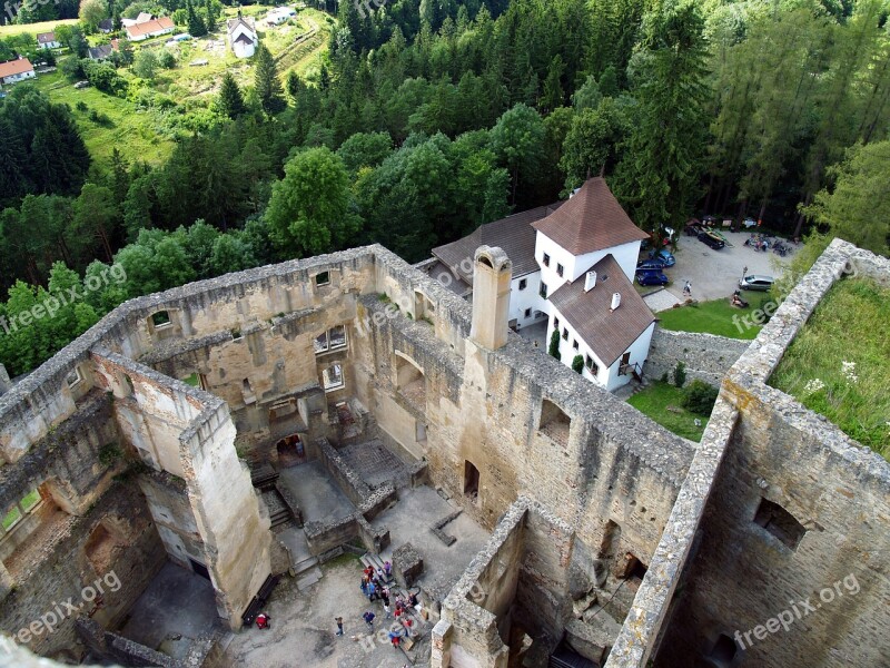 Landštejn Castle The Fortifications Romanesque Style Czech Republic