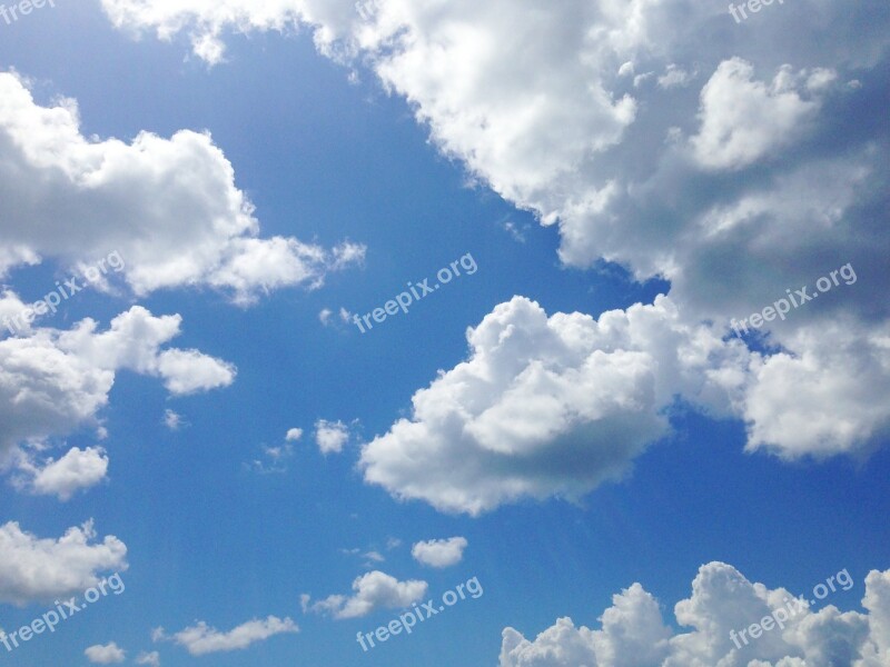 Clouds Sky Blue Nature Weather