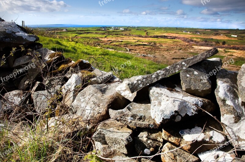 Irish Coastline Nature Landscape Ireland