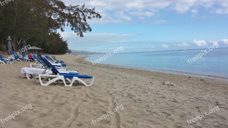 Beach Sand Sea Ocean Tropical