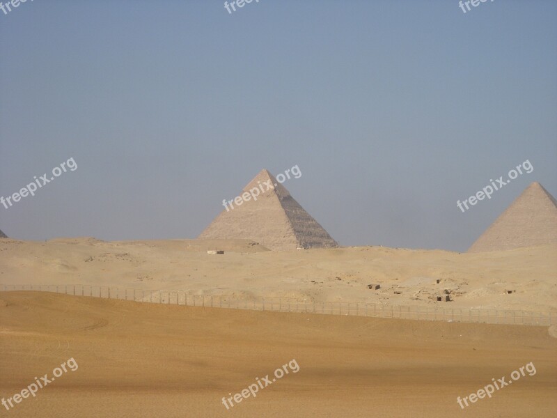 Pyramids Egypt Desert Free Photos