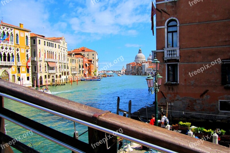 Venice Channel Grand Canal Italy