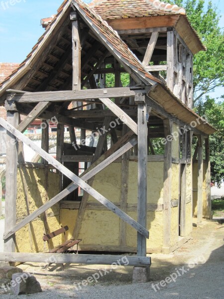 Ungersheim Ecomuseum Truss Shell Alsace Historically