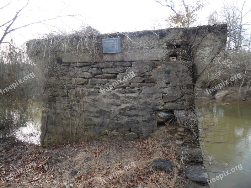 Old Bridge Bridge Old River Travel