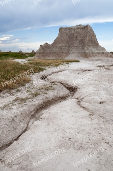 Badlands National Park Landscape Nature Park South