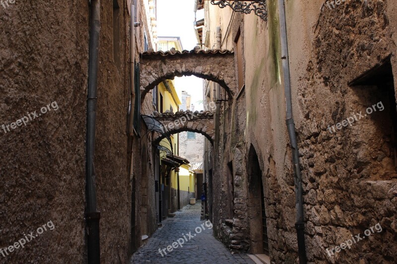 Alatri Alley Archi Arc Free Photos