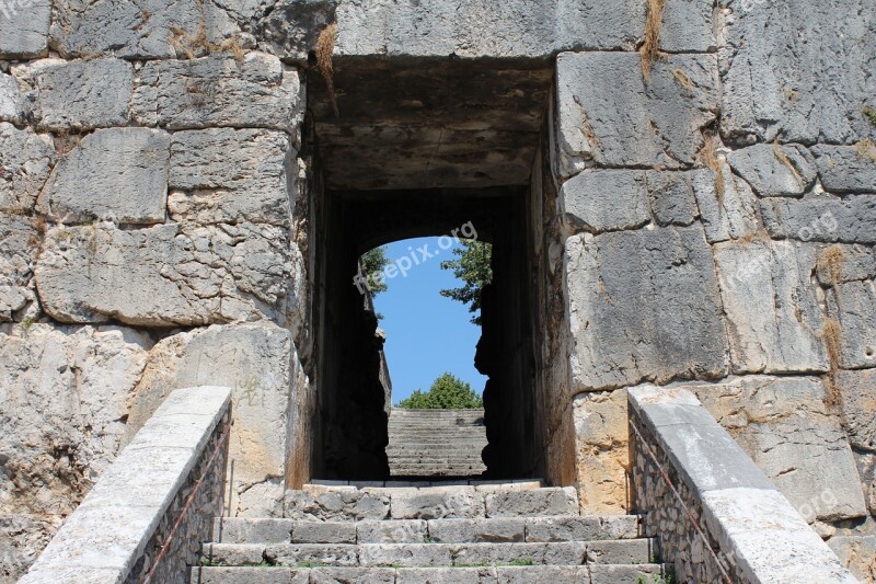 Alatri Porta Maggiore Scale Acropolis Free Photos