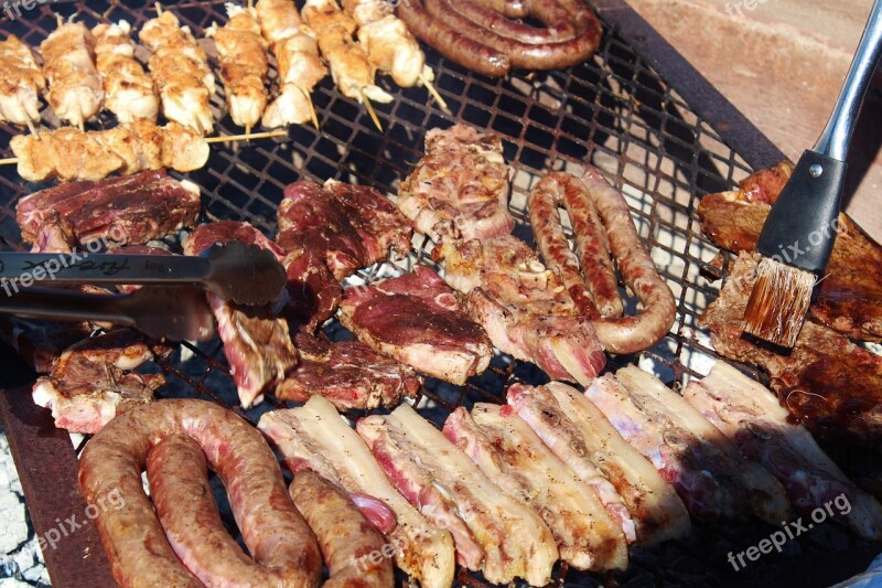 Meat Products Sausage Cutlets Streaky Bacon Grill