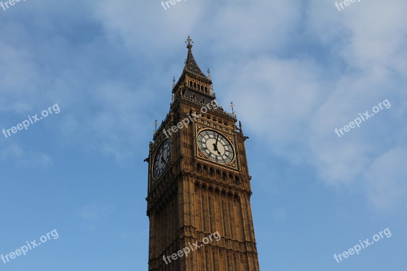 Big Ben Tower London Free Photos