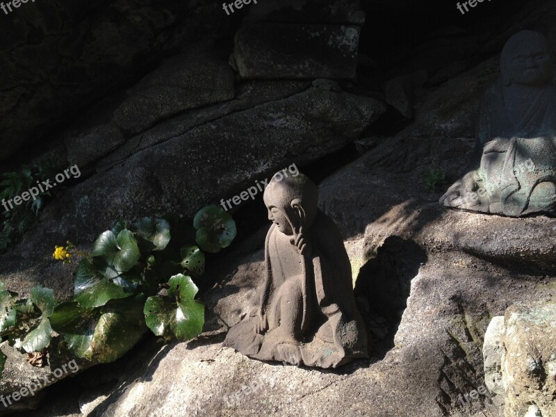 Japan Buddha Statues Artistic Conception Free Photos