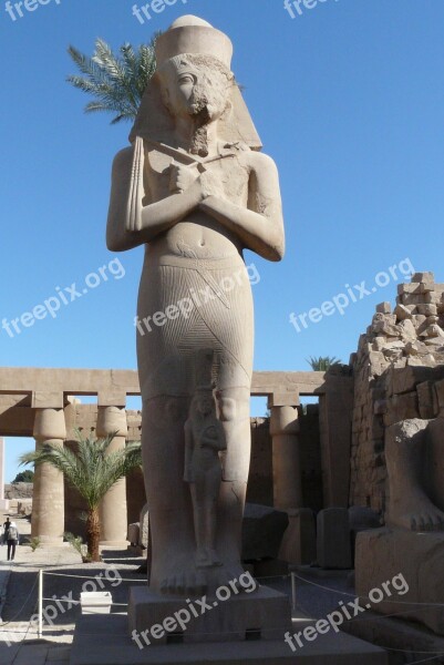 Egypt Karnak Ancient Times Free Photos