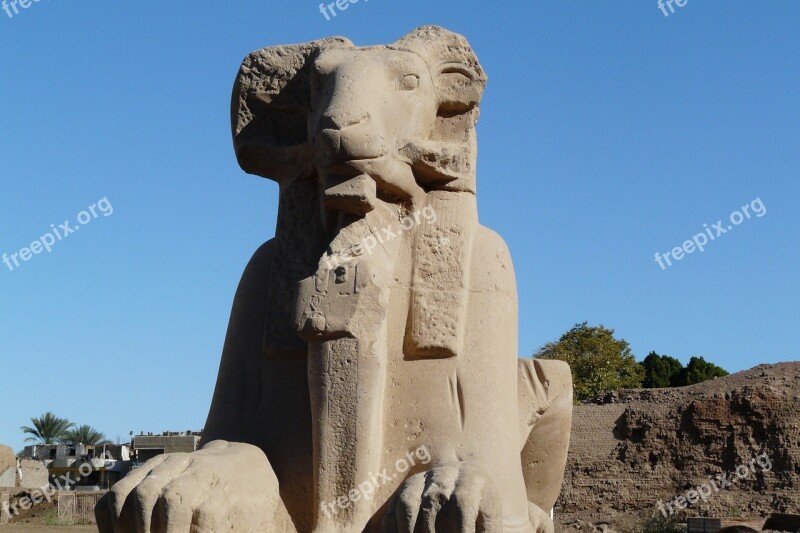 Egypt Karnak Ancient Times Free Photos