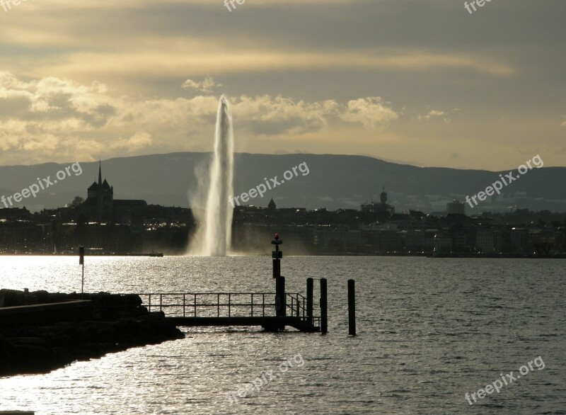 Water Jet Geneva Rade Free Photos