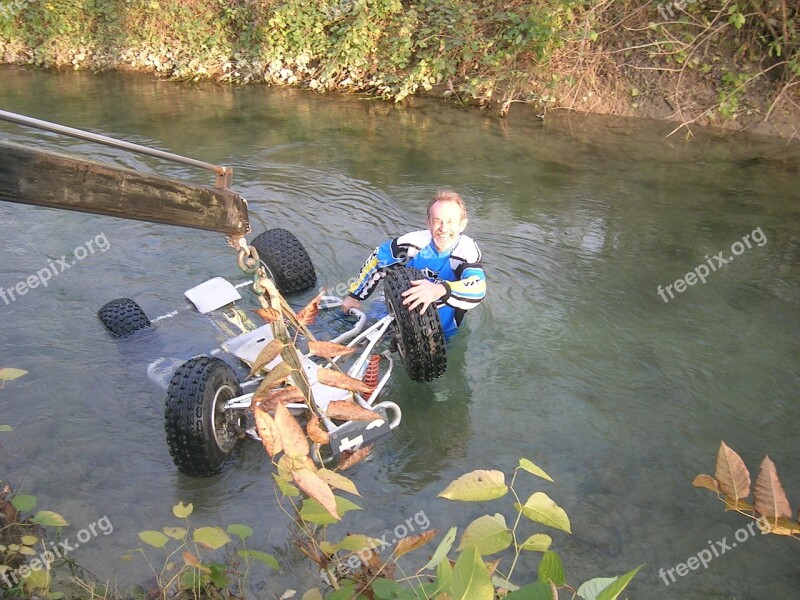 Quad Yamaha Banshee Water Channel