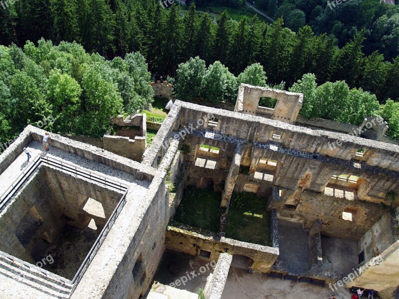 Landštejn Castle The Fortifications Romanesque Style Czech Republic