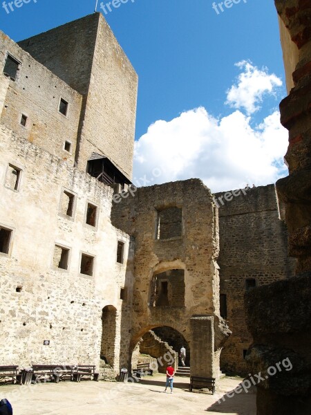 Landštejn Castle The Fortifications Romanesque Style Czech Republic