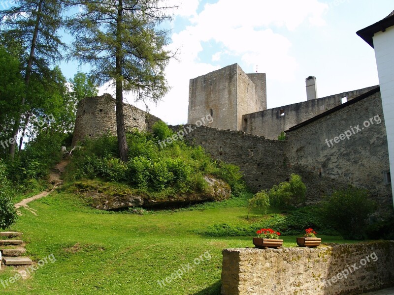 Landštejn Castle The Fortifications Romanesque Style Czech Republic