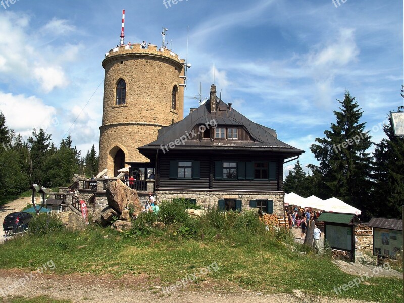 Lookout Monument Mountains Kleť Hill Restaurant