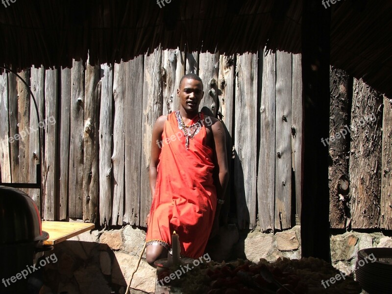 Masai Warrior Africa Kenya Culture