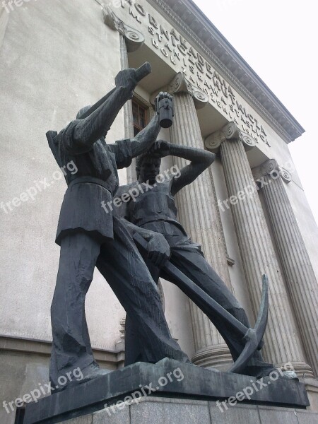 Statue Kraków University Mining Free Photos