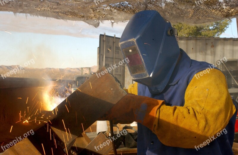 Construction Worker Welding Welder Industry