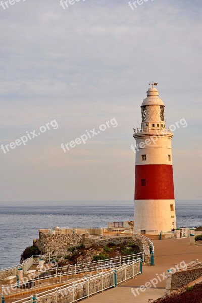 Lighthouse Evening Light Evening Sun Sunset Sunlight