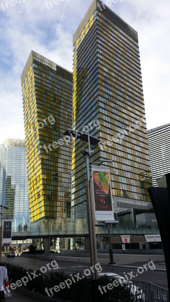 Buildings City ​​center Las Vegas Vegas High Rise