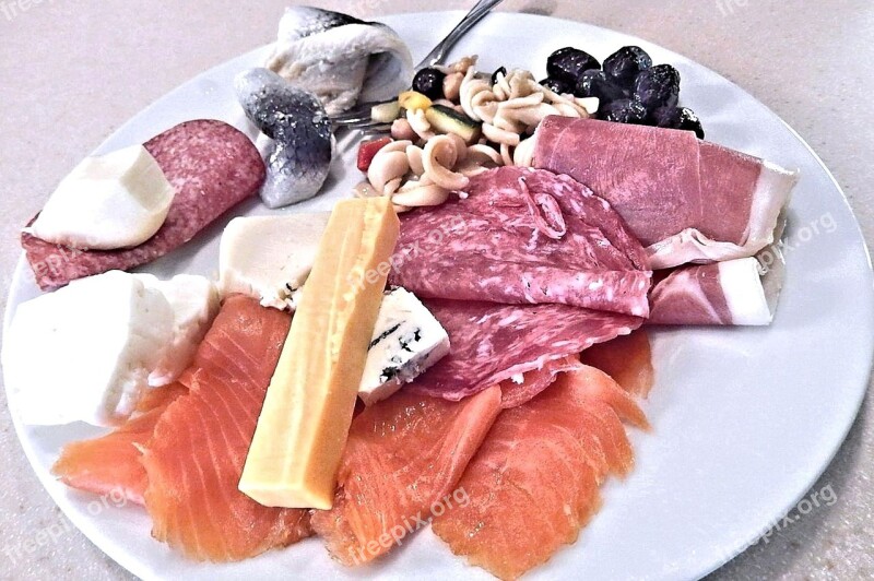 Pickled Herring Gouda Smoked Salmon Blue Cheese Prosciutto