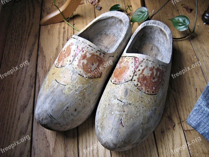 Klompen Dutch Clogs Netherlands Wooden Artistic