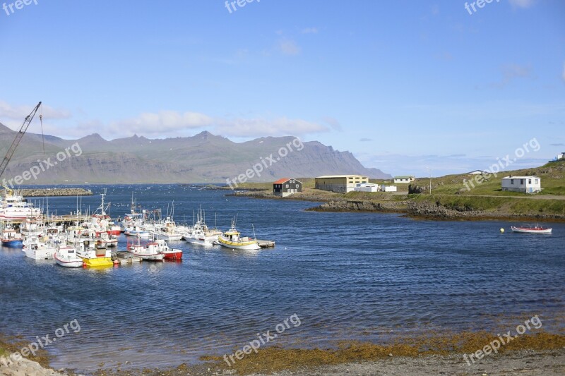 A Fishing Village Ocean Iceland Free Photos