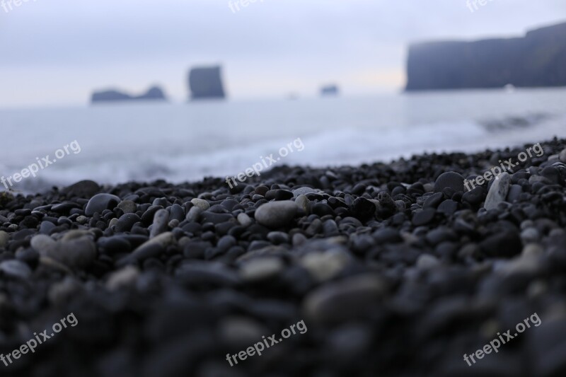 The Stones Beach Iceland Free Photos