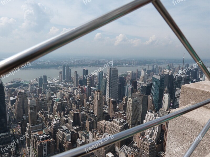 Empire State Building Manhattan New York Usa View