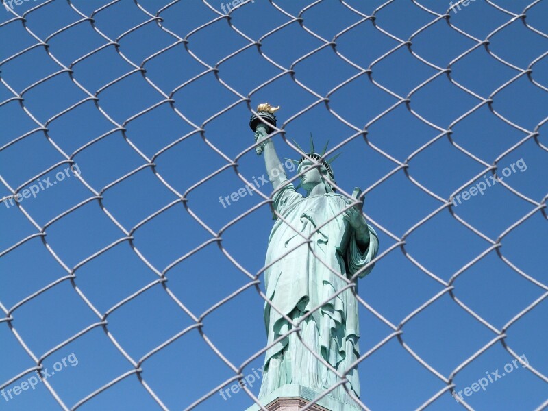 Statue Of Liberty New York Usa Freedom America