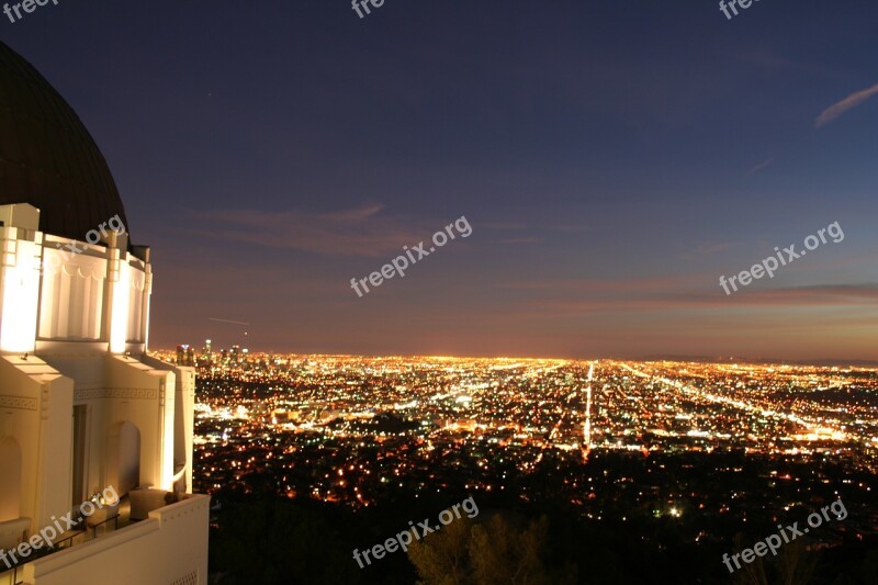 Downtown Observatory City Skyline Cityscape