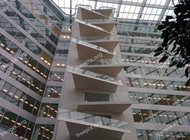 Office Staircase Modern Business Building