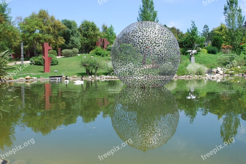 Spain Artist Sculpture Metal Outside Travel