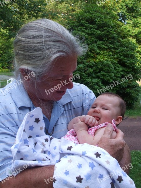 Love Grandpa Grandfather Together Family