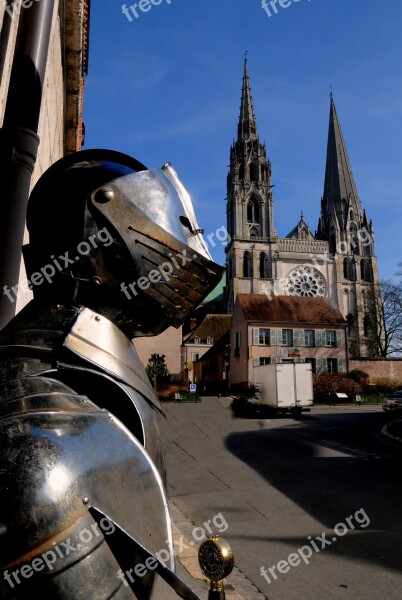 Armor Medieval Cathedral Chartres France